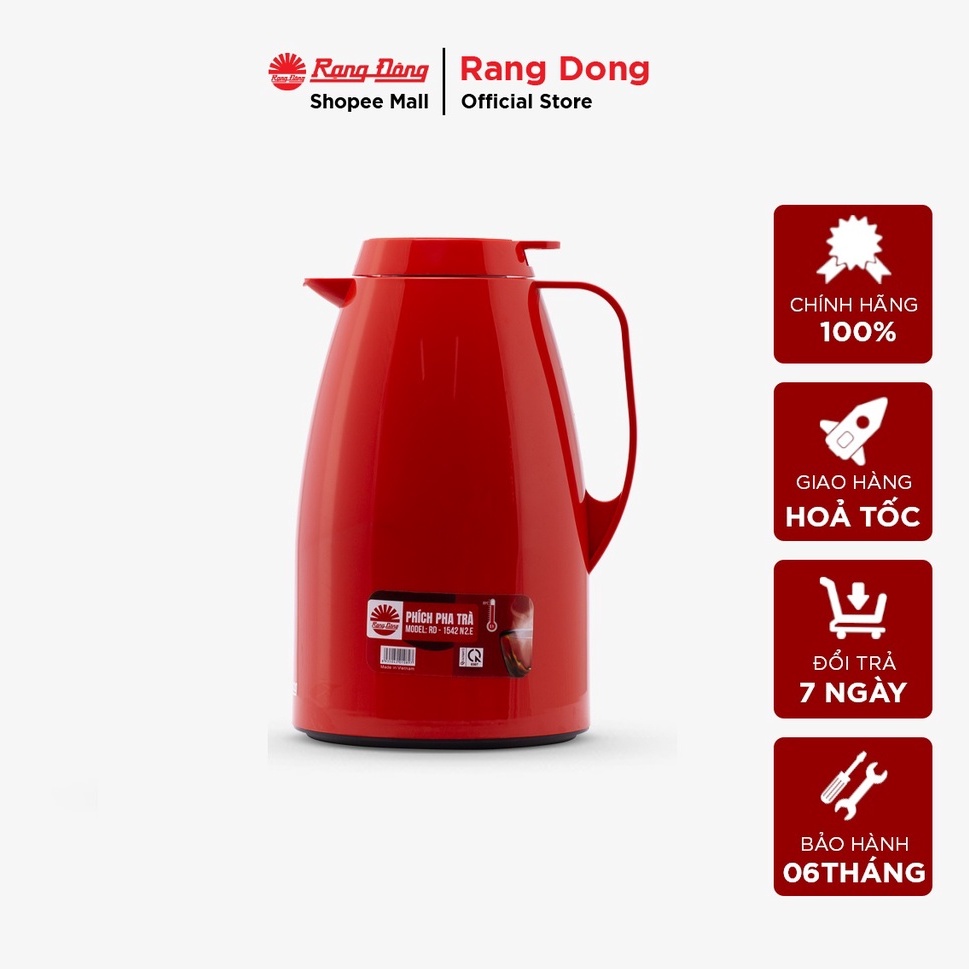 Phích pha trà giữ nhiệt Rạng Đông - Model: RD-1542 N2.E (1.5 lít)