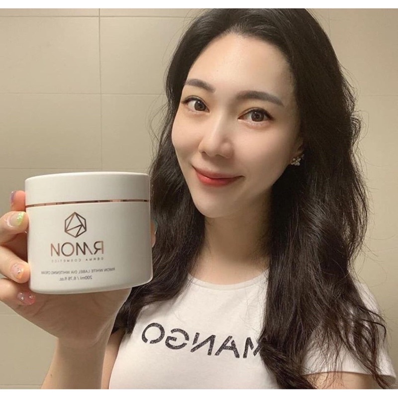 Kem Ủ  TRẮNG Body Tế Bào Gốc Rmon White Label Dia Whitening Cream 200ml của Hàn Quốc