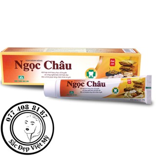 [Chính Hãng] Kem Đánh Răng Chính Ngọc Châu Thảo Dươc Liệu Hạn Chế Viêm Lợi Nhiệt Miệng Ngừa Hôi Miệng 100gr