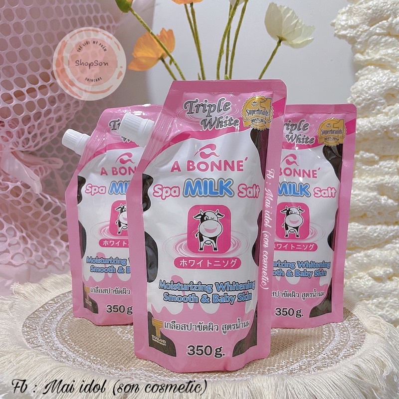 Muối Tắm Sữa Bò Tẩy Tế Bào Chết A Bonne Spa Milk Sal 350g