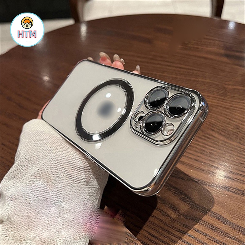 Ốp Điện Thoại Silicon TPU Mềm Trong Suốt Chống Sốc Mạ Viền Sang Trọng Dành Cho iPhone 13 12 Pro Max 11 Pro XS Max X 7 8 Plus
