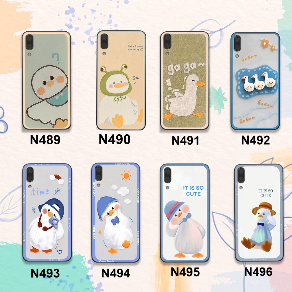 Ốp Huawei Y7 Pro 2019 bộ hình cute dễ thương gấu thỏ xinh xắn vẽ tay lạ mắt