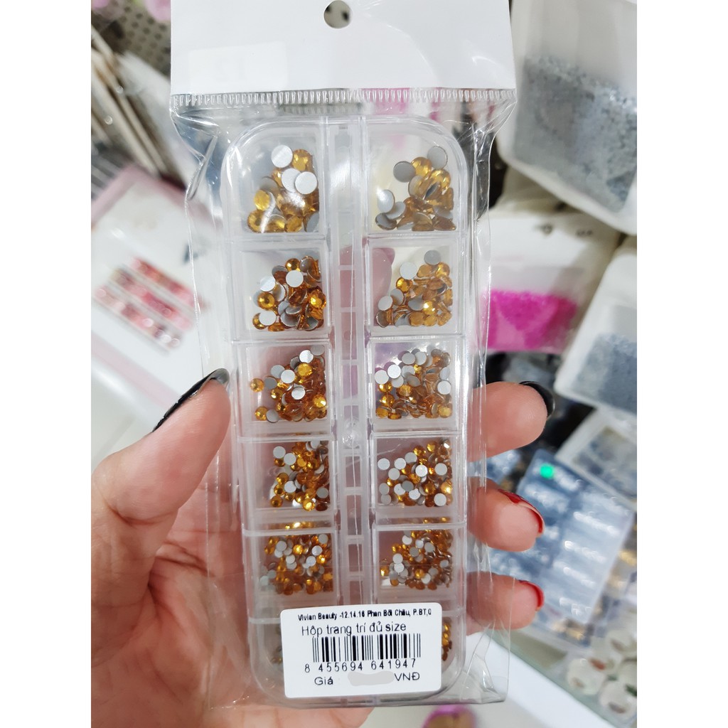Hộp trang trí móng tay đủ size (NA5334)