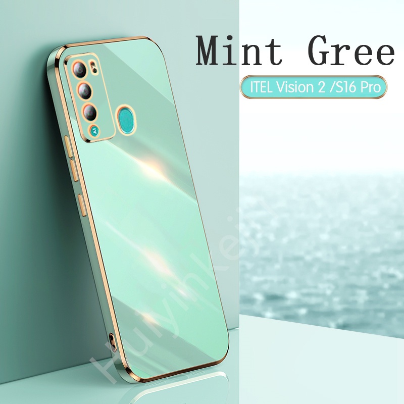 Ốp Lưng Mạ Viền Cho ITEL Vision 2 S16 Pro Vision Lte Traight Edge