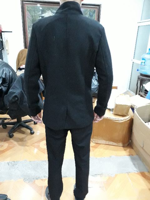 Áo Khoác Dạ Áo Dạ Nam Cao Cấp Phong Cách Hàn Quốc Dáng Vừa