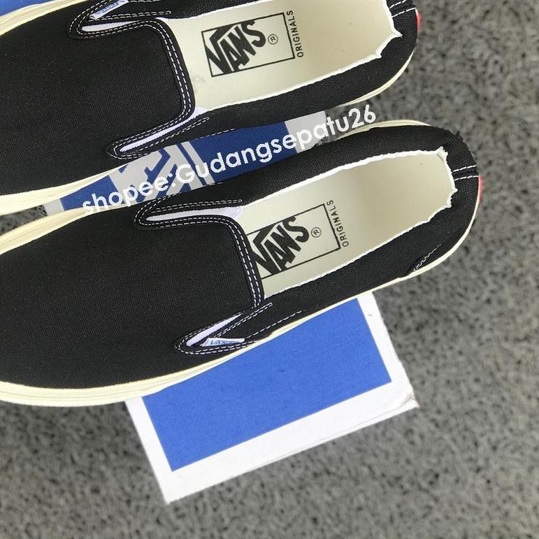 Giày Vans Slip On Og Trắng Đen Cá Tính Thời Trang