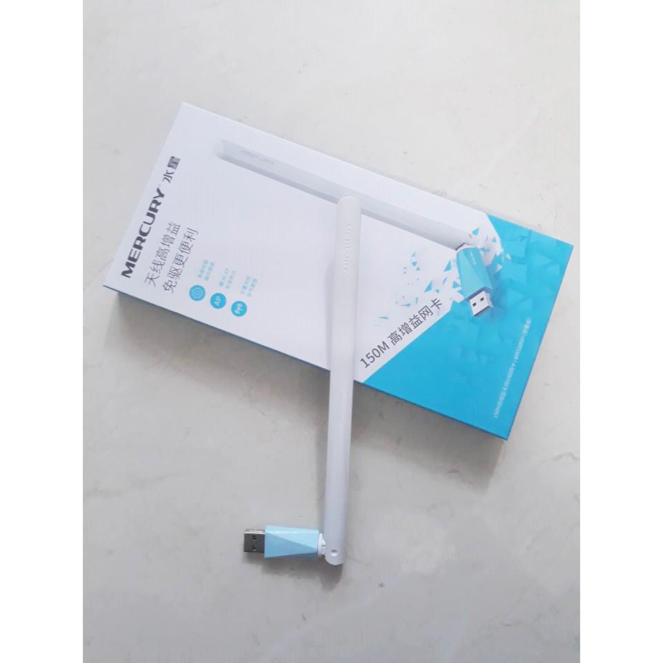 Usb bắt sóng WIFI tốc độ 150Mbps Chính Hãng Mercury cho máy để bàn PC