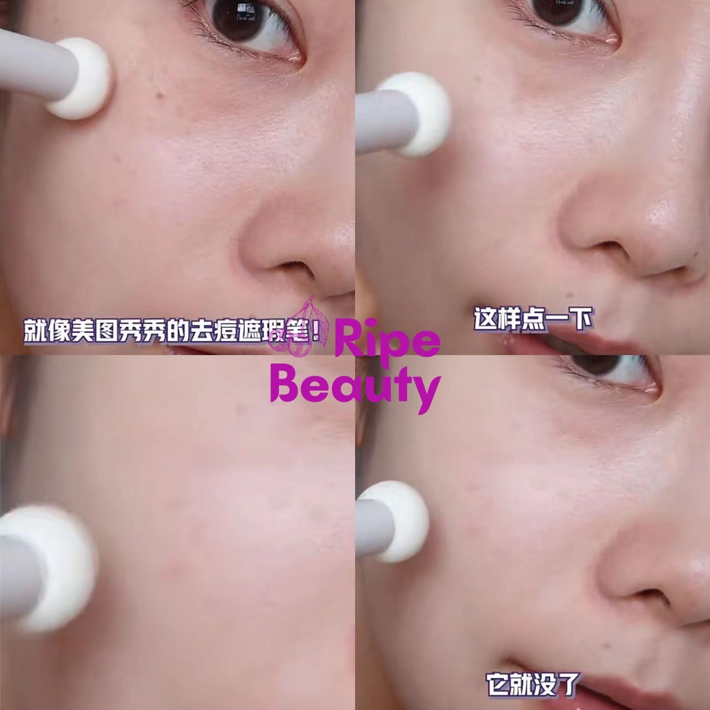 Cọ Trang Điểm Đầu Tròn Nhỏ Dùng Tán Kem Nền Che Khuyết Điểm Khô Và Ướt