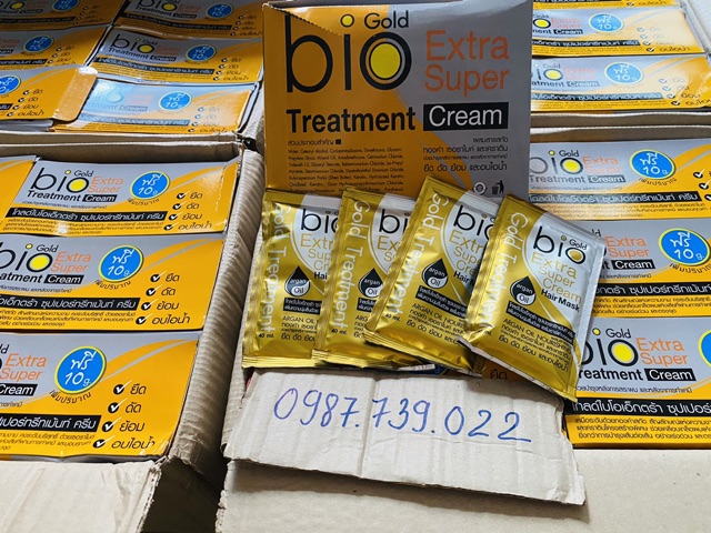 [ HCM SỈ ] HỘP 24 gói Ủ TÓC BIO GOLD EXTRA SUPER CREAM | WebRaoVat - webraovat.net.vn