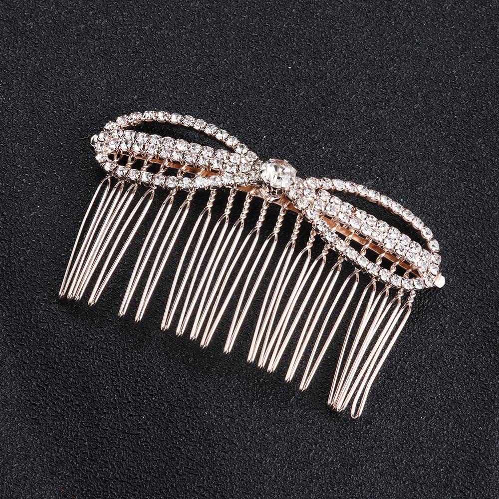 Trâm Cài Tóc Handmade Cho Cô Dâu|Kẹp Tóc Hình Vương Miện Có Đính Đá