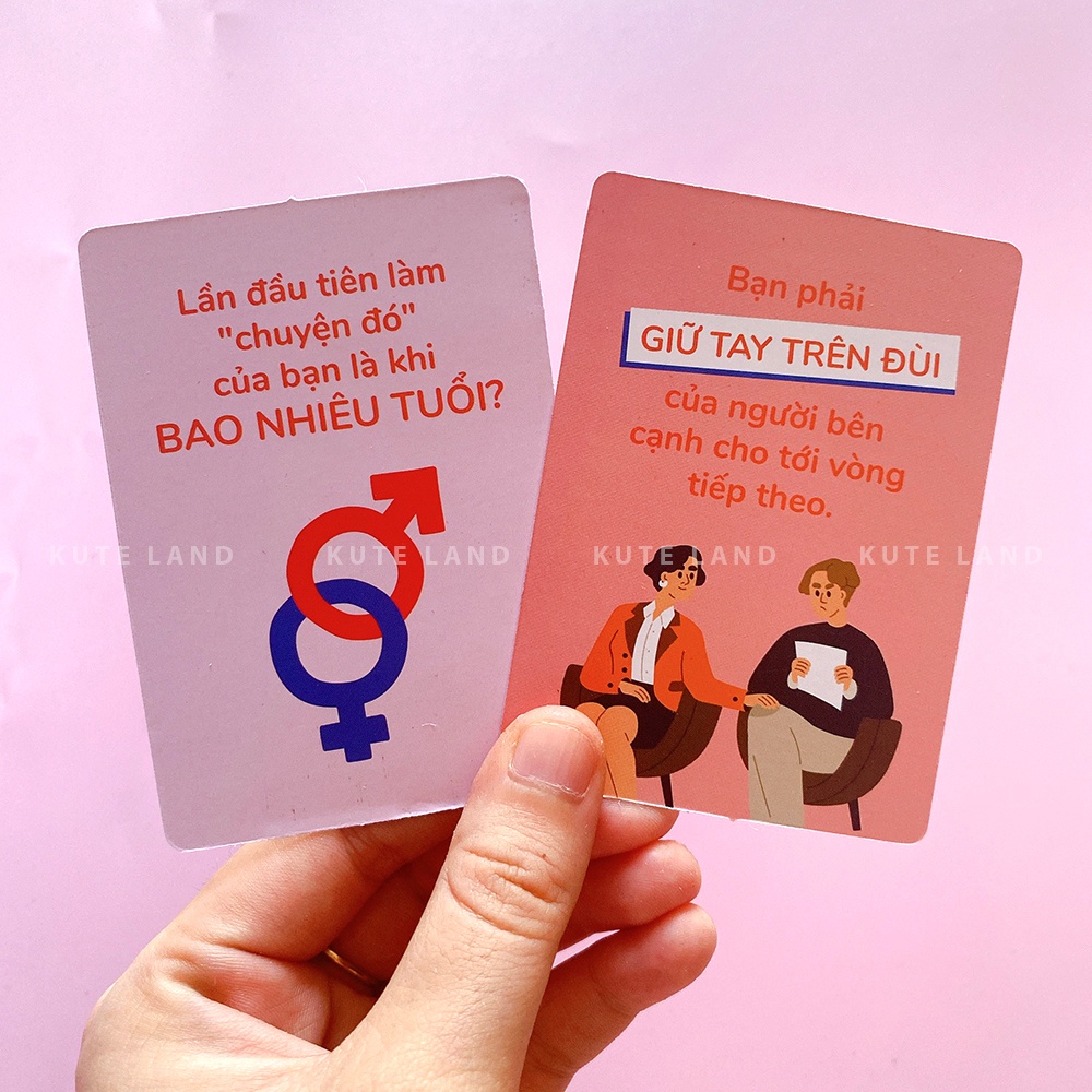 Bộ Bài Huệ Bản Thách Hay Thật 68 Lá Drinking Game KOSAY Gắn Kết Tình Bạn Bùng Nổ Cuộc Vui Ăn Nhậu Uống Rượu Bia TTKOSAY