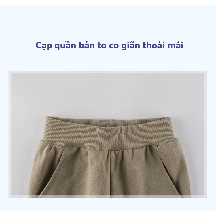 Quần dài thể thao bé trai/ bé gái kẻ sọc 8-18kg hàng chính hãng