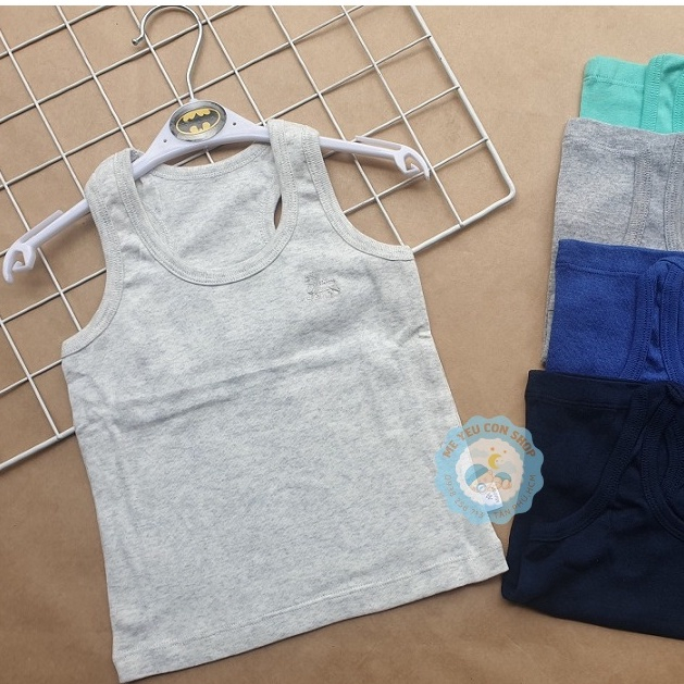 (5-17kg) ÁO BA LỖ COTTON THUN MÀU CHO BÉ MIATOP (giao màu ngẫu nhiên) (katydang)