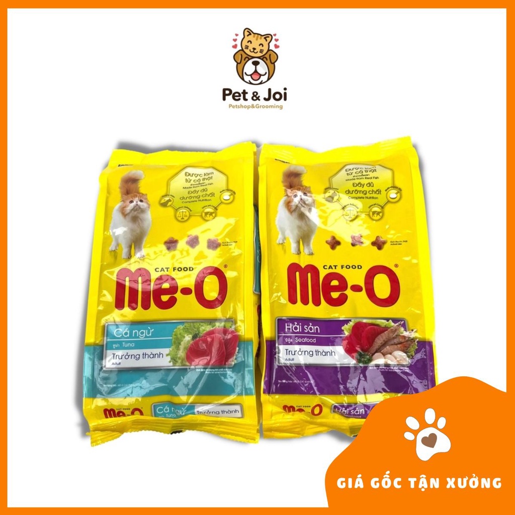 Hạt Me-o trưởng thành 350g ⚡SIÊU_ƯU_ĐÃI⚡vị cá ngừ/hải sản/cá thu - thức ăn thiết yếu dành cho các em mèo - PET&JOI