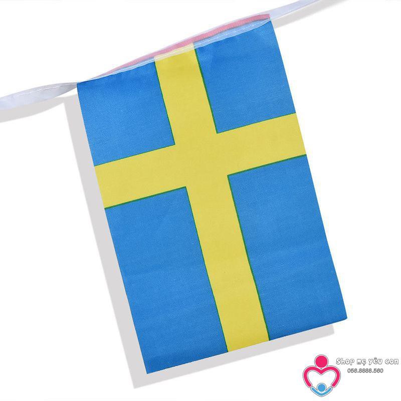 Dây 100 Cờ Các Nước - Cờ dây Quốc Kỳ các nước