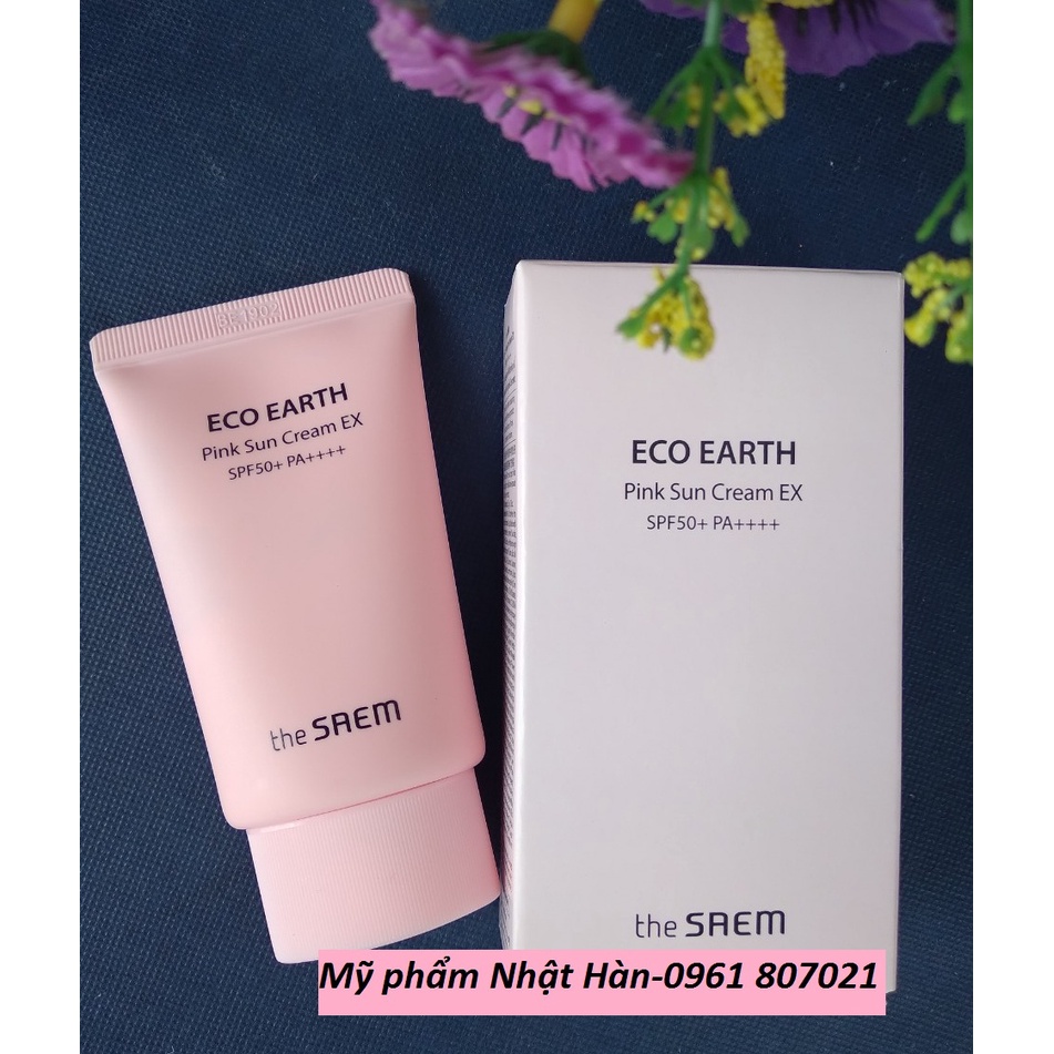 Kem chống nắng The Saem Eco Earth MẪU MỚI  (SPF 50+/PA)