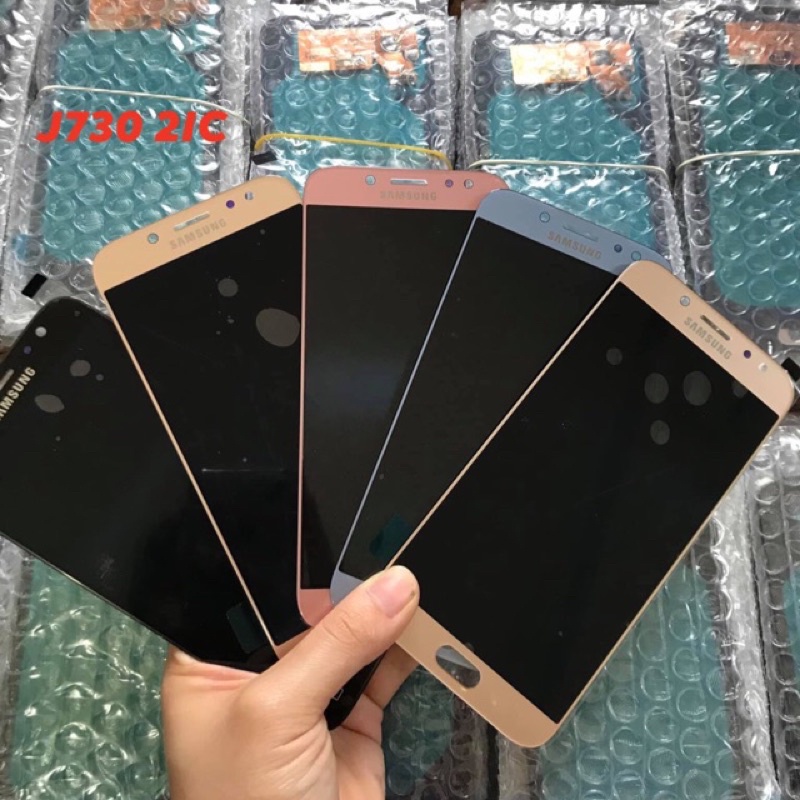 màn samsung j730, j7pro 2ic OLED tặng kèm tua vít + keo dán + cường lực + mèo thần tài