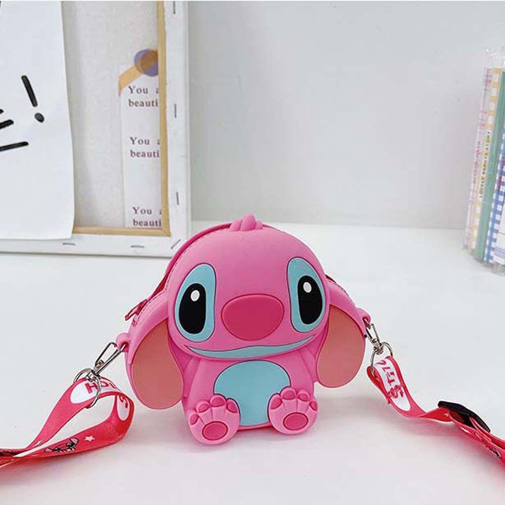 Túi Đeo Chéo Vai 26Eddie Star Dew Hình Stitch Hoạt Hình Sáng Tạo Chống Nước Cho Trẻ Mẫu Giáo