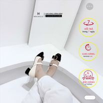 Giày búp bê Nin Shoes - Giày mary jane thời trang mũi tròn cài quai 2 màu siêu xinh