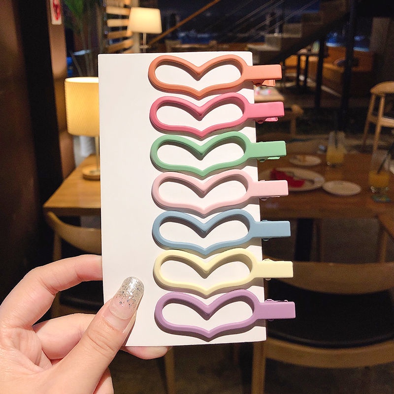 Kẹp tóc màu sắc ngọt ngào đáng yêu