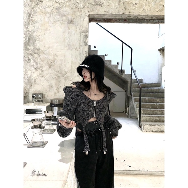 [251] Mũ bucket lông thỏ chụp đầu Bubblebaby - hot trend 2022