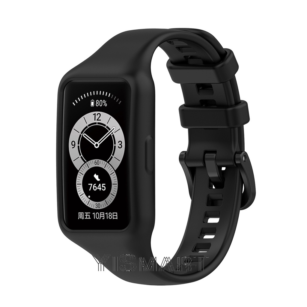 Dây Đeo Thay Thế Chất Liệu TPU Silicon Cao Cấp Cho Huawei Band 6 6PRO Band 7 Honor Band6