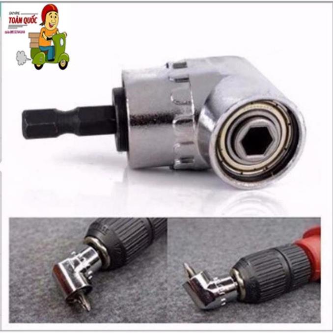 Đầu chuyển hướng mũi tua vít, mũi khoan chuôi lục giác 6.35mm