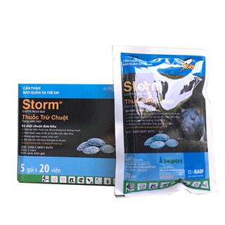 Gói 20 viên - Thuốc trừ chuột Storm