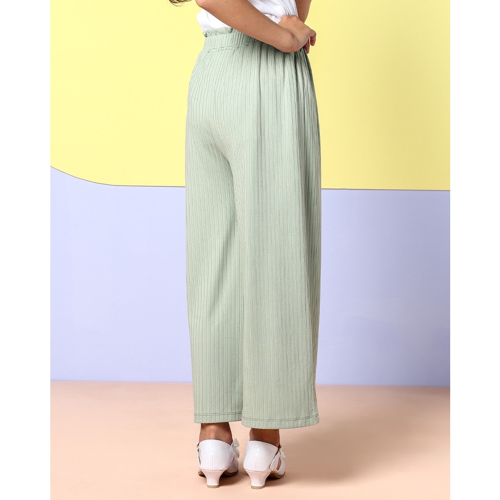 Quần dài bé gái AVAFashion CC màu xanh rêu