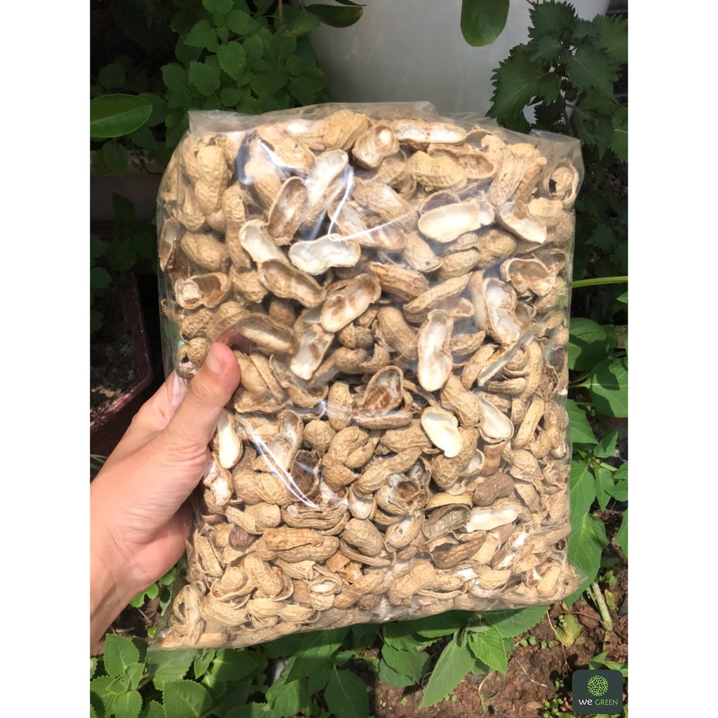 1kg Vỏ Lạc  trồng lan, trộn đất trồng rau, cây cảnh giúp tăng độ đạm và nitơ cho đất
