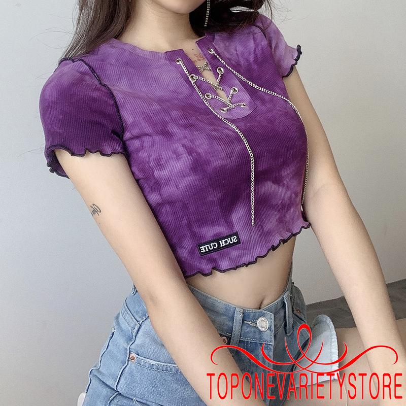 Áo Kiểu Lửng Tay Ngắn Thời Trang Dành Cho Nữ | BigBuy360 - bigbuy360.vn