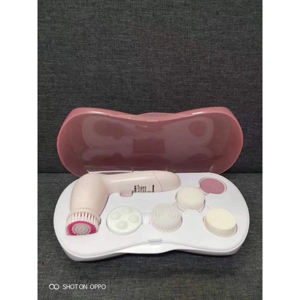 BỘ DỤNG CỤ RỬA MẶT + MASSAGE MẶT 6IN1