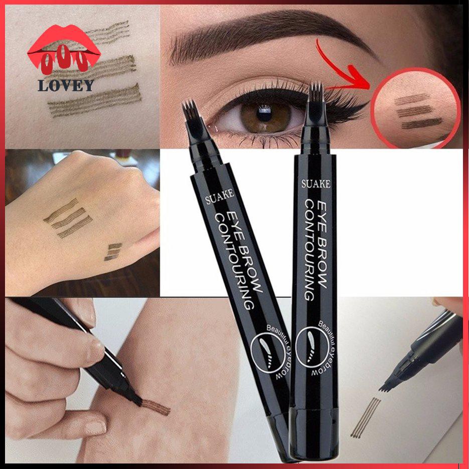 (Hàng Mới Về) Bút Kẻ Lông Mày Dạng Phẩy Sợi Chống Nước Nhiều Màu Sắc Lựa Chọn | BigBuy360 - bigbuy360.vn