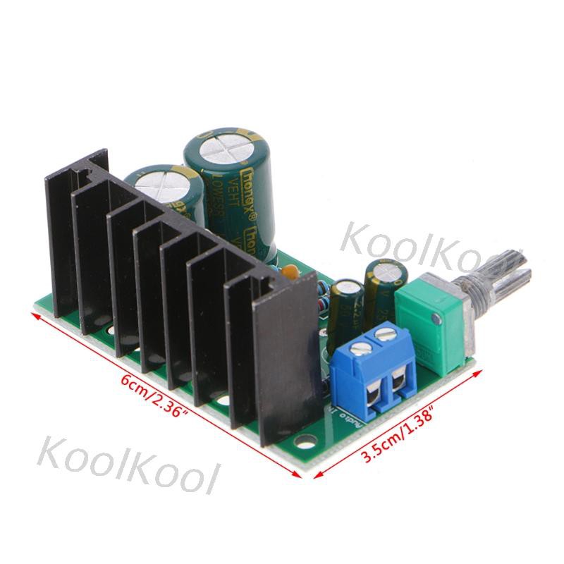 CHANNEL Bảng Mạch Khuếch Đại Âm Thanh Mono 1 Kênh Tda2050 Dc / Ac 12-24v 5w-120w