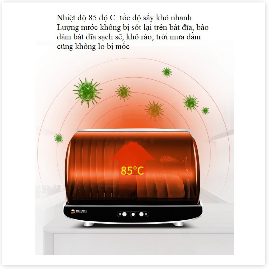 Tủ Sấy Khử Trùng Bát Đũa Demas™️ Germany ZTP30A-2 Gia Dụng SG