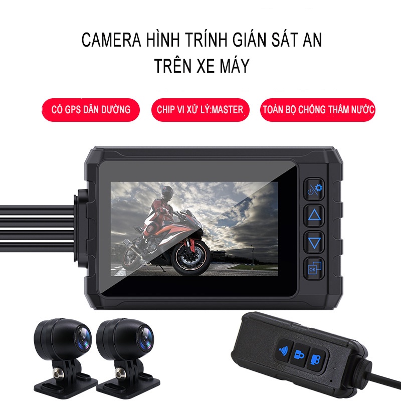 Camera Hành Trình Trên Xe Máy giám sát an toàn trên đường