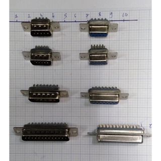 Đầu DB9 - DB15 - Đầu VGA - DB25 - DB37