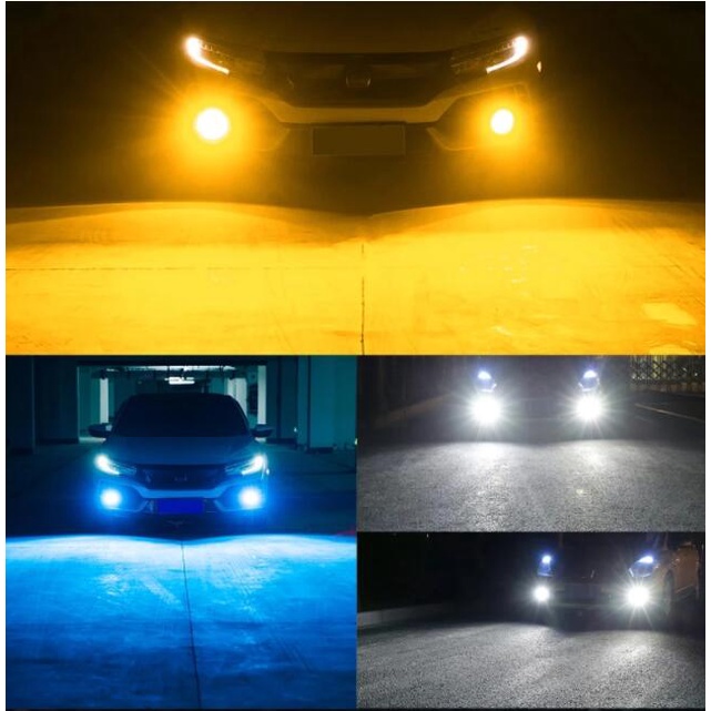 Đèn Pha Chạy Ban Ngày Kevanly 45 Bóng LED H1 H3 3014 12V Cho Xe Hơi