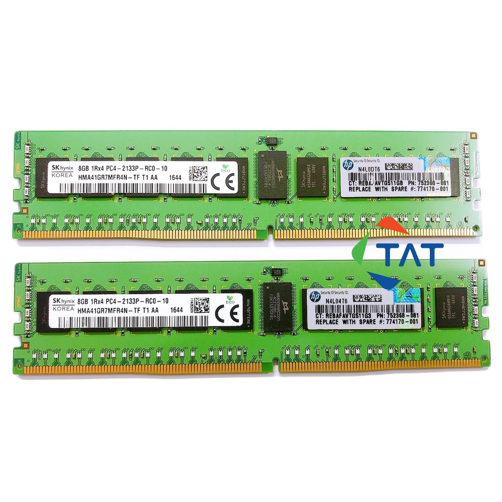 Ram Server Hynix 8GB DDR4 2133MHz ECC Registered Chính Hãng - Bảo hành 36 tháng