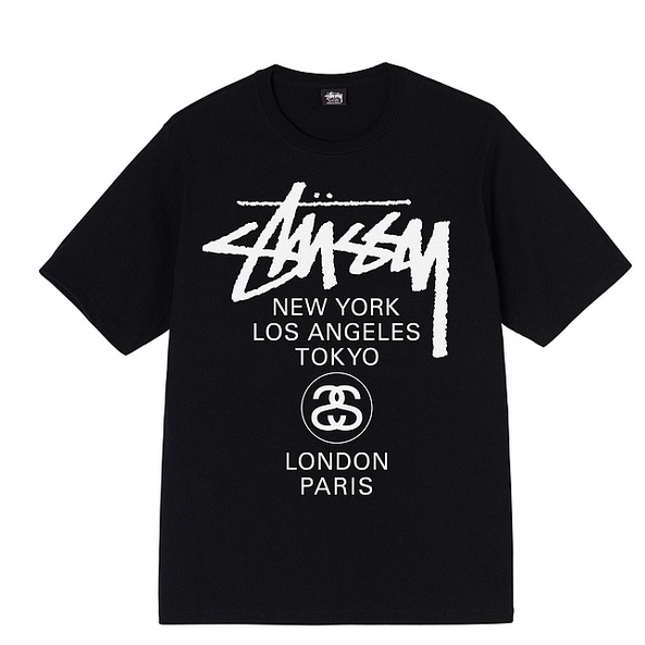Áo Thun Ngắn Tay In Chữ Stussy Cá Tính Cho Nam 3903658H