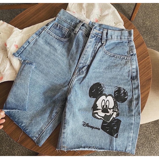QUẦN JEANS NGỐ MICKEY