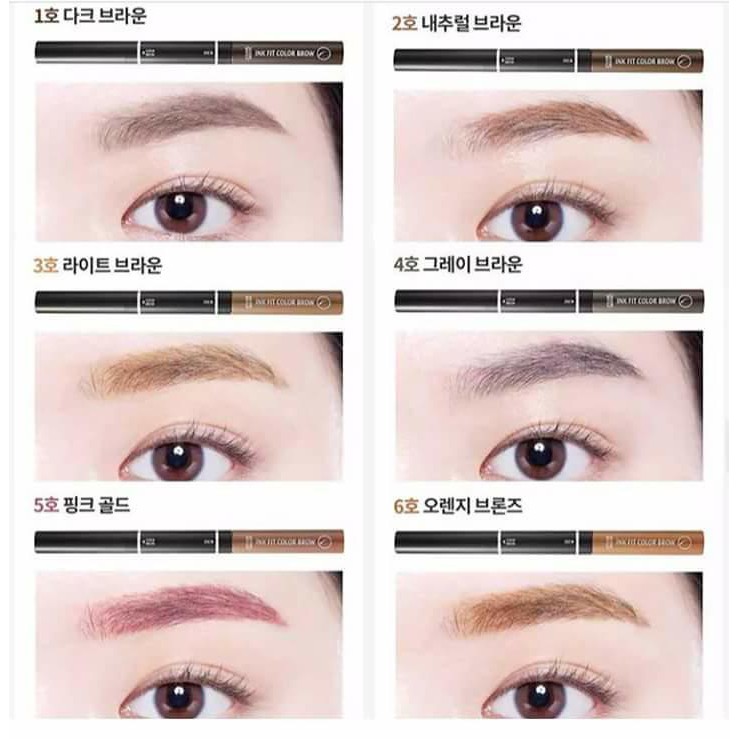 Chì kẻ mày 6 màu Innisfree | BigBuy360 - bigbuy360.vn