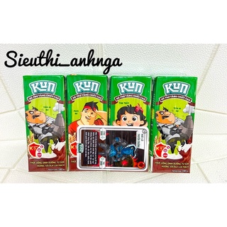 1 Vỉ 4 Hộp Sữa Lif Kun 180ml Hương Socola ( Hàng Có thẻ Đổi Quà )