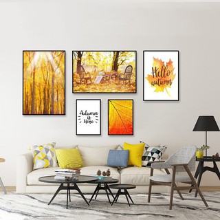 Tranh Canvas Cao Cấp Phong Cảnh Mùa Thu Trang Trí Tường CV-021