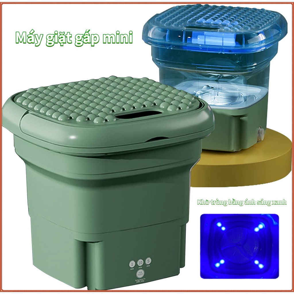 Máy Giặt Mini Máy Giặt Gấp Gọn Di Động Vắt Khô Khử Khuẩn Bằng Công Nghệ Blue Ag Titan store