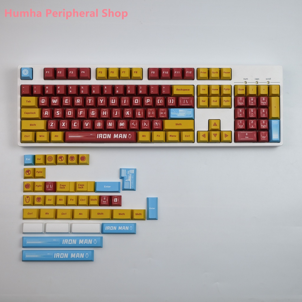 Bàn Phím Cơ Humha 140 Phím Chất Liệu PBT Nhuộm Màu Độc Đáo