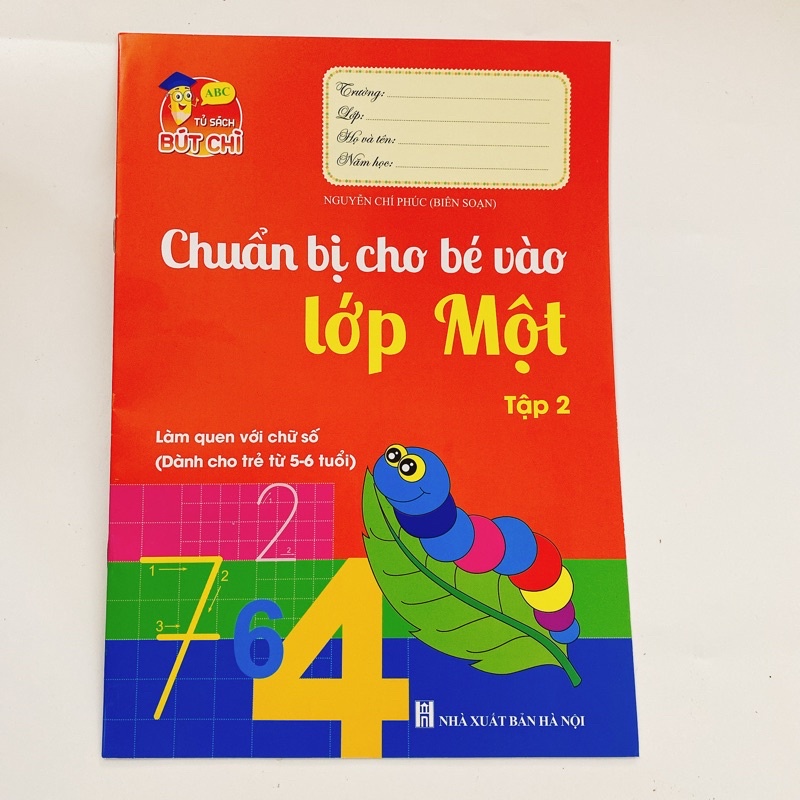 Sách - Bộ hành trang tập tô tập viết chữ, số chuẩn bị cho bé vào lớp 1 tập tô (túi 10 quyển)
