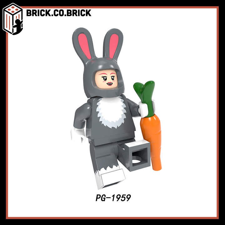 PG8223 Đồ chơi lắp ráp minifigure và bigfig nhân vật lego các nhân vật hóa trang động vật.