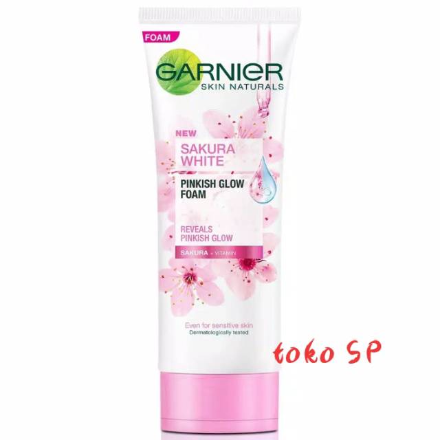 (Hàng Mới Về) Sữa Rửa Mặt Garnier Sakura Garnier Chiết Xuất Hoa Anh Đào Làm Trắng Da