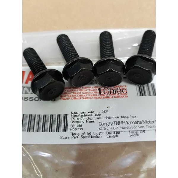 Bộ ốc 6li khóa10 dài 20 bắt tay dắt Yamaha